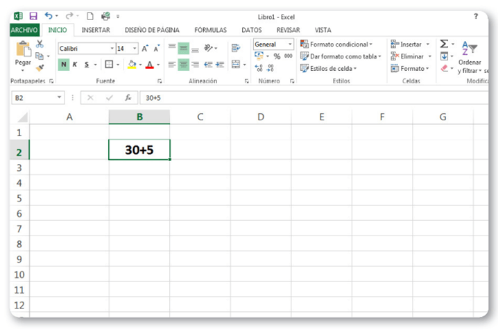 trabajar con datos en Excel