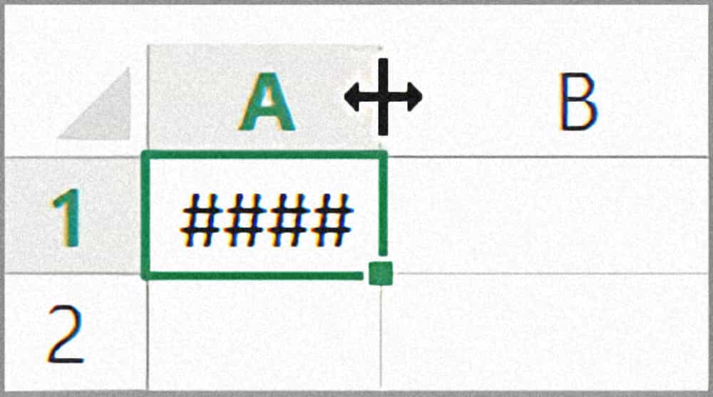 que significa los #### en Excel